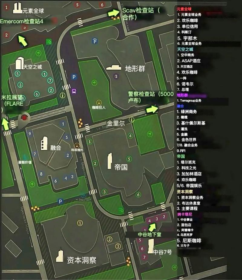 《逃离塔科夫:储备站撤离点详解与地图指引》
