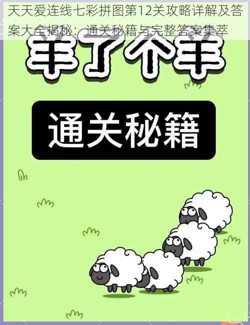 天天爱连线七彩拼图第12关攻略详解及答案大全揭秘:通关秘籍与完整答案集萃